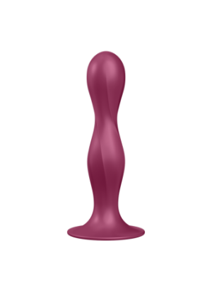 Gode ventouse silicone rouge Double Ball-R Satisfyer - CC597842